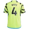 Maglia ufficiale Arsenal White 4 Trasferta 2023-24 per Bambino